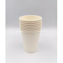 PLA Cornstarch Paper Cup For Hot Cold Drink